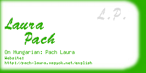 laura pach business card